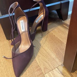 Burgundy heels